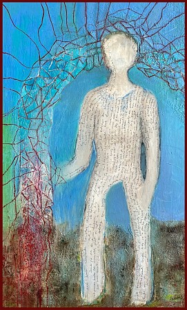 Een boog van moza&iuml;k geschilderd door Atelier Landfort