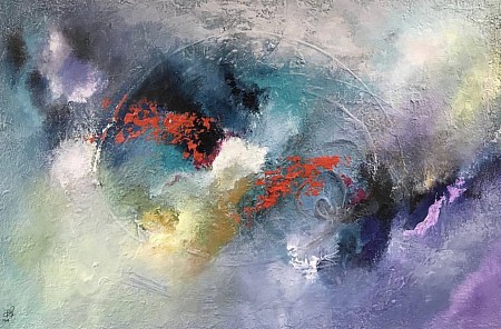 Colorfull energie geschilderd door Diney Berg