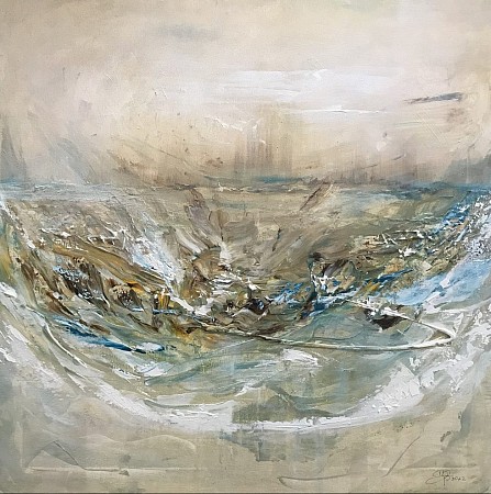 Wereld in chaos opweg naar verandering geschilderd door Diney Berg