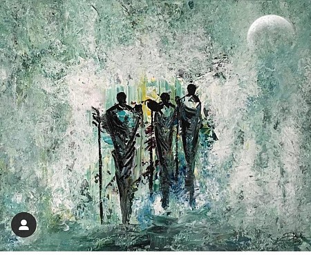 The Journey geschilderd door Diney Berg