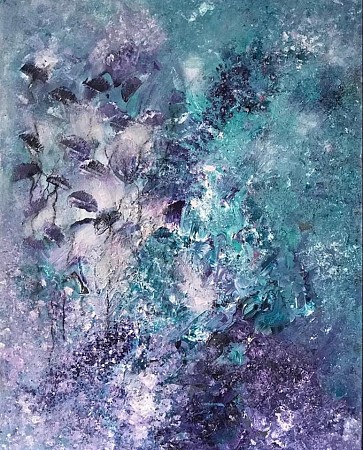 Depth ocean geschilderd door Diney Berg