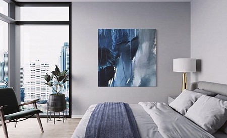 Balance geschilderd door Diney Berg