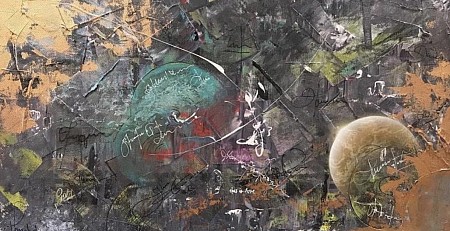 Forest geschilderd door Diney Berg