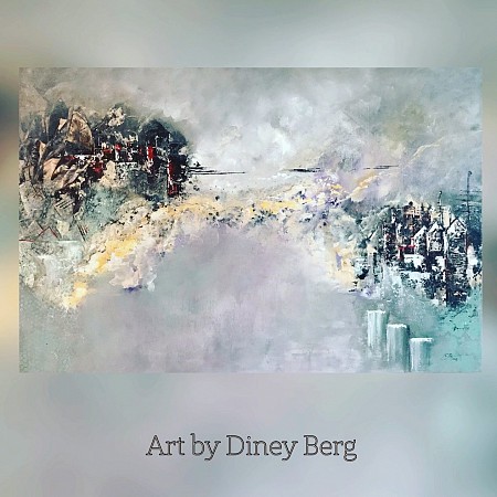 Wereldoverbrugger geschilderd door Diney Berg