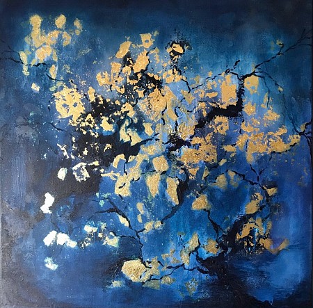 Connect with your environment geschilderd door Diney Berg